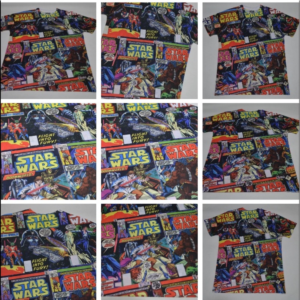 Star Wars Comic Graphic Tees Dark Vader